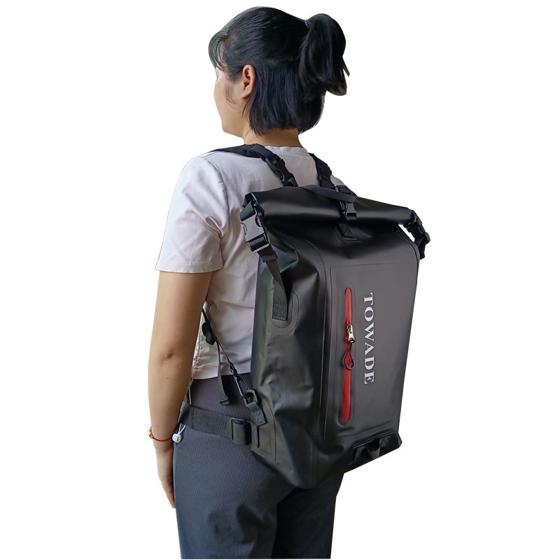 Cross-border PVC Backpack Outdoor Sports Mountaineering Camping Waterproof Backpack Waterproof Bag Student Computer Backpack
