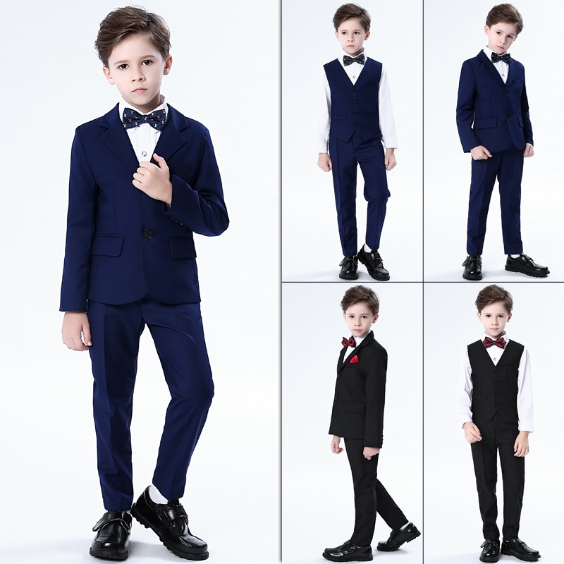 Children's Suit Boys' Flower Girl's Dress Piano Performance Suit Korean Style Children's Suit Jacket Spring Style
