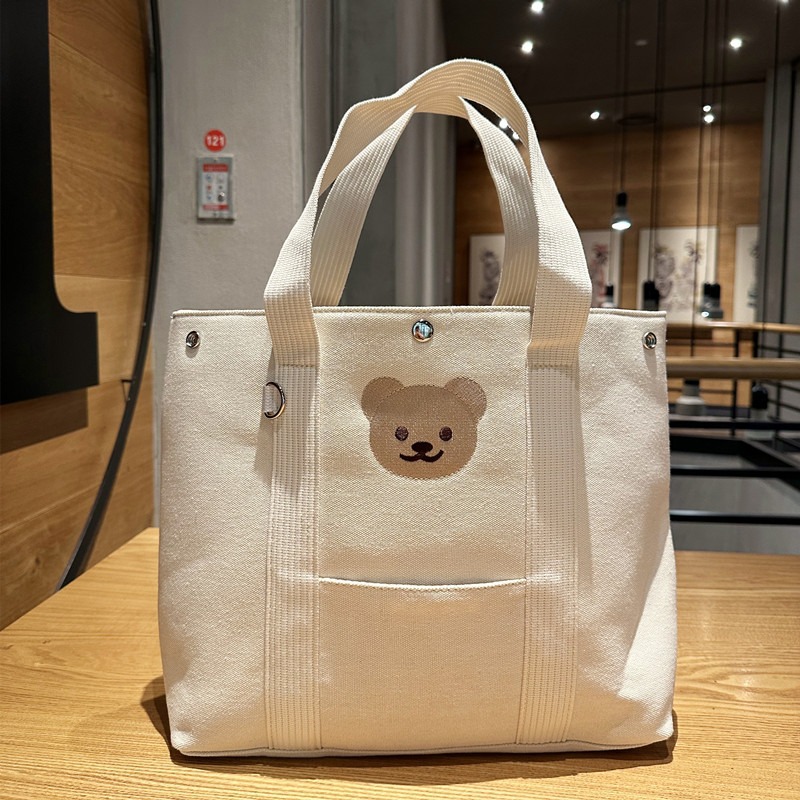 ladies handbags large capacity mother and baby mummy bag canvas bag handbag stroller Hanging Bag tote bag_voghion.com