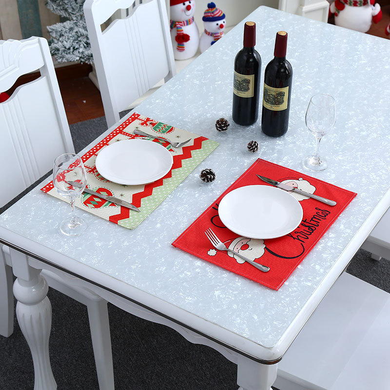 New Christmas family home decoration supplies restaurant hotel table mat tablecloth elderly Party party decoration