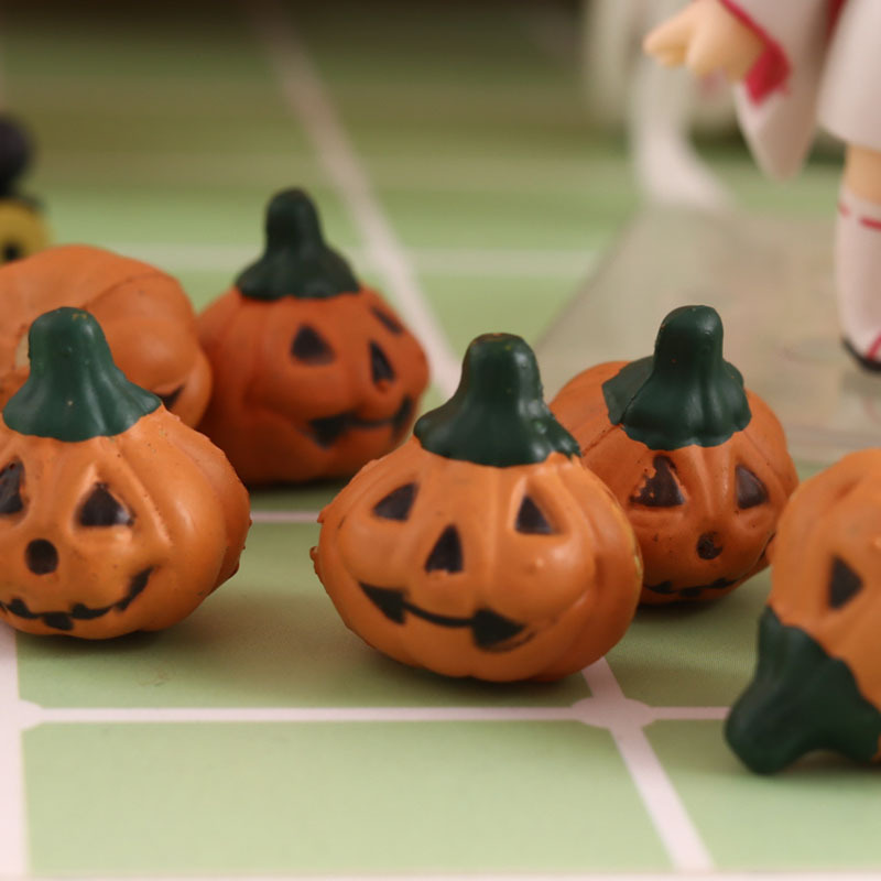 Miniature food play Halloween pumpkin mini model 1:12 points doll house decoration dollhouse pocket