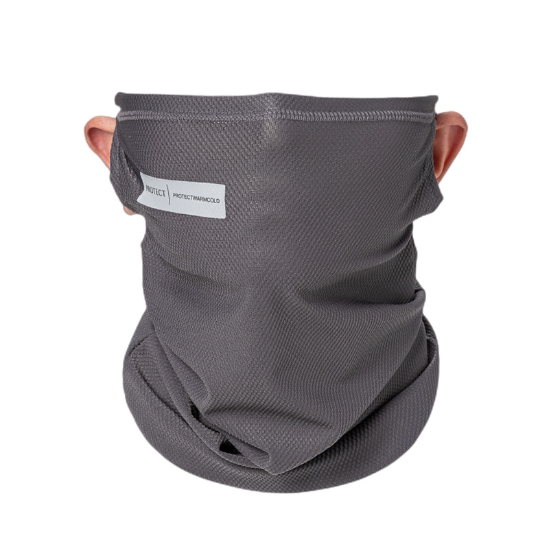 Ice Silk Riding Mask Men's Summer Outdoor Sunscreen Wind Sand Ear Hanging Hood Face Towel Neck Protection Scarf Set Spot