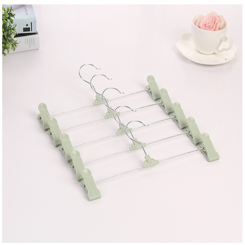 New Household Colorful Plastic Pants Clip Underwear Seamless Pants Clip Women Children Non-slip Pants Rack Wholesale
