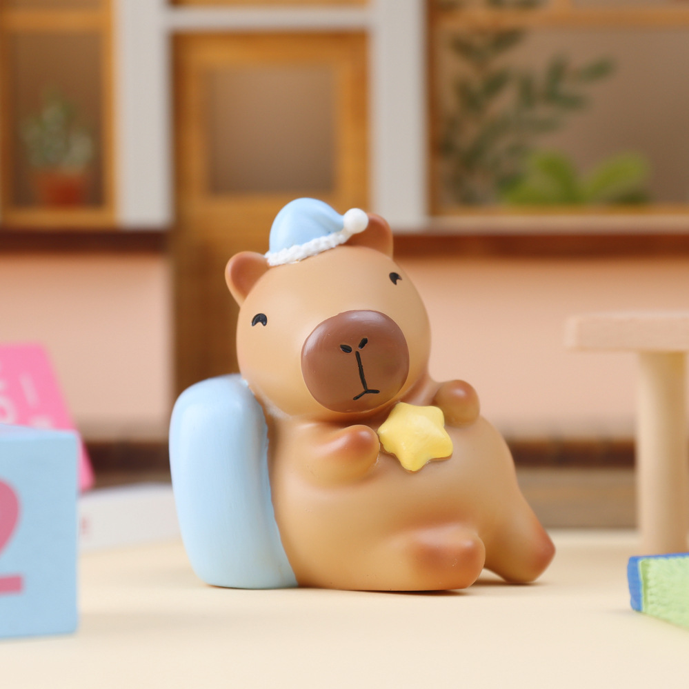 New online celebrity emotional capabala capybara Cartoon Doll blind box desktop decoration birthday gift hand office