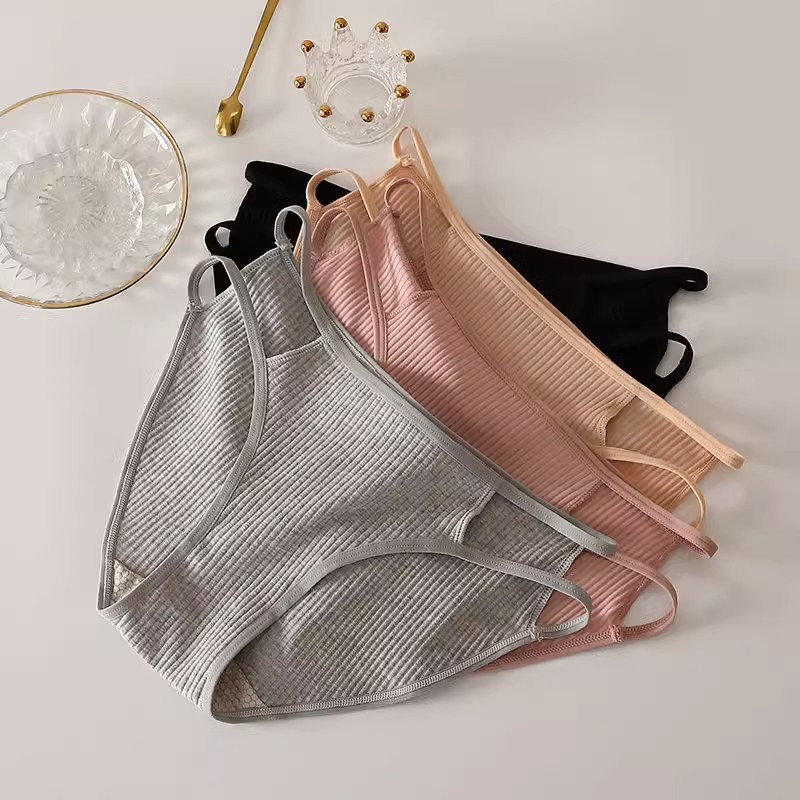 Women's underwear, thin cotton student cotton low waist Korean style Japanese sexy cute girl girl briefs