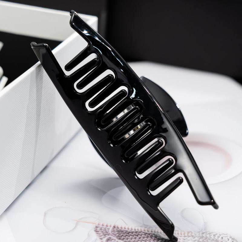 French Acetic Acid Curved Grab Clip Leopard Print Large Hair Hair Clip High-grade Female Hair Grab Hot Selling Accessories Yiwu Hair Accessories_voghion.com