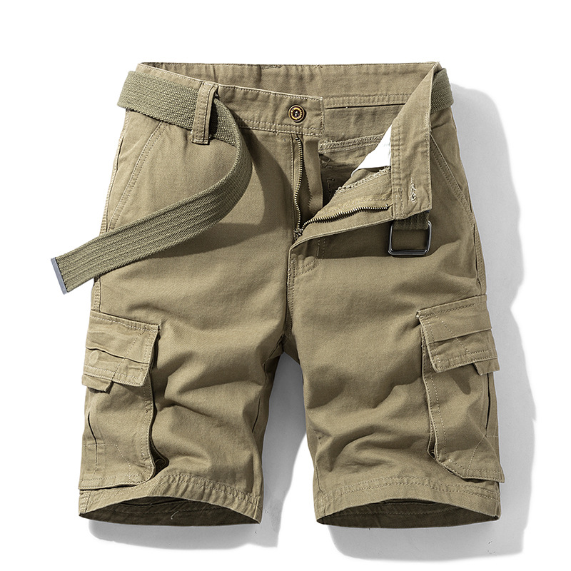 2023 Summer New Men's Japanese Crock Pants Multi-Pocket ins Hong Kong Style Student Trendy Street Fashion Pants