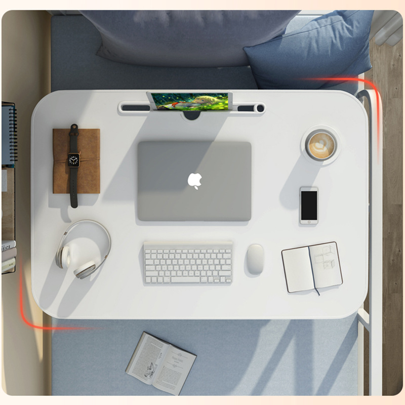 Bed Desk Folding Small Table Computer Desk Bed Lazy Student Dormitory Study Table Homework Bedroom Sitting