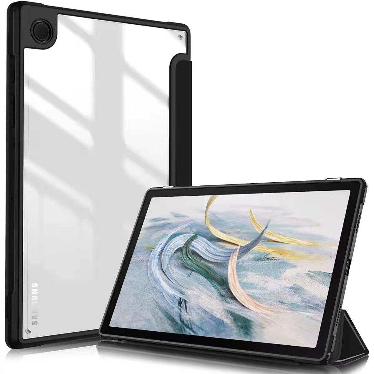 Transparent Acrylic Protective Cover for Samsung Tab A8/X200 Tablet PC