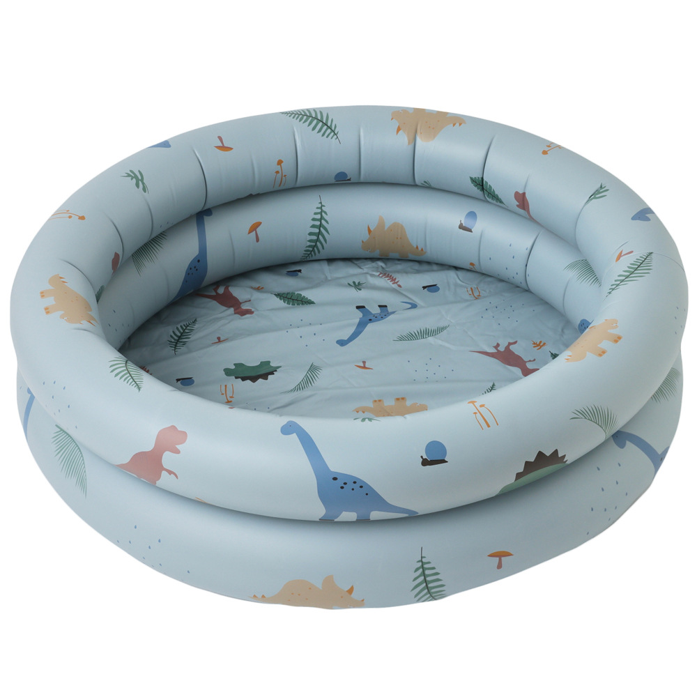 Danish Striped Children's Inflatable Swimming Pool Household Thickened Dinosaur Baby Vintage Pool Kids Bathing Ocean Ball