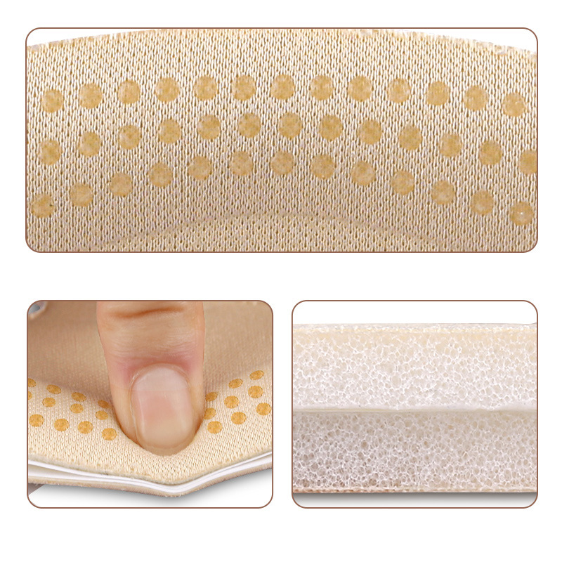 Two-in-one rear sponge dispensing post-sticker high-heeled shoes non-heel thickened half-size pad soft anti-wear heel sticker