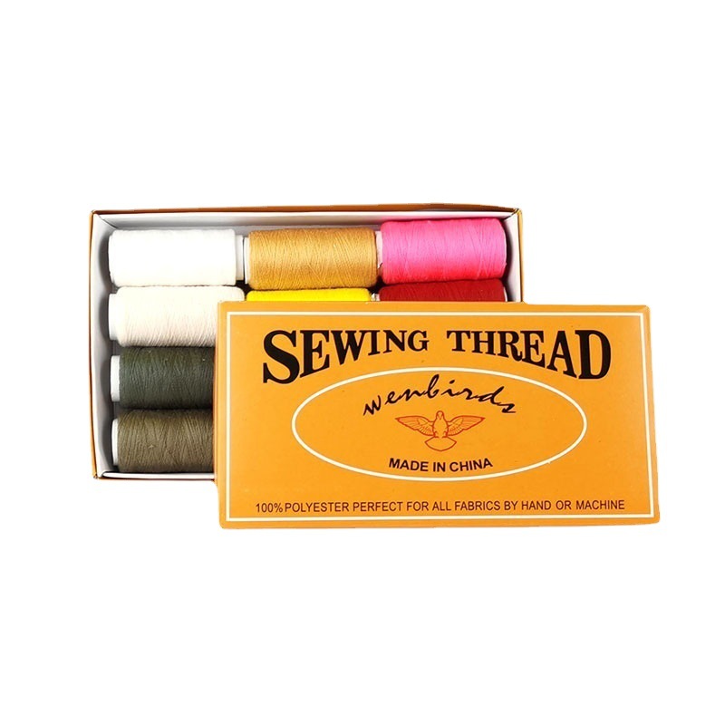 Amazon 12 Color Household Sewing Thread Repair Clothes Sewing Quilt Hand Stitch Sewing Machine Thread 200 Size 250 Size