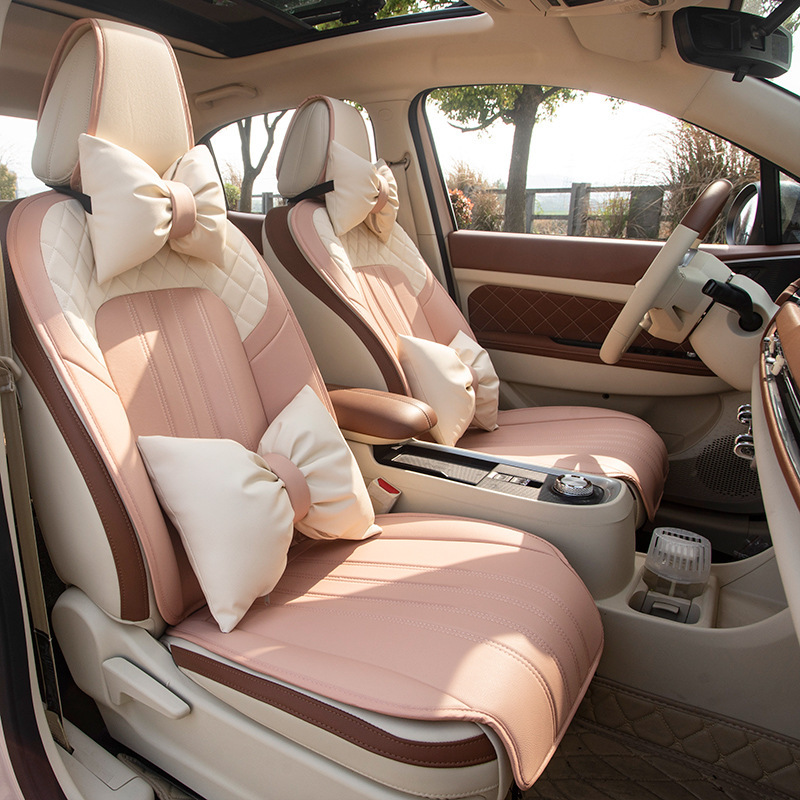 Euler Good Cat Special Car Cushion Four Seasons Universal Semi-enclosed Cushion Full Pickup Trendy Women's Seat Cover