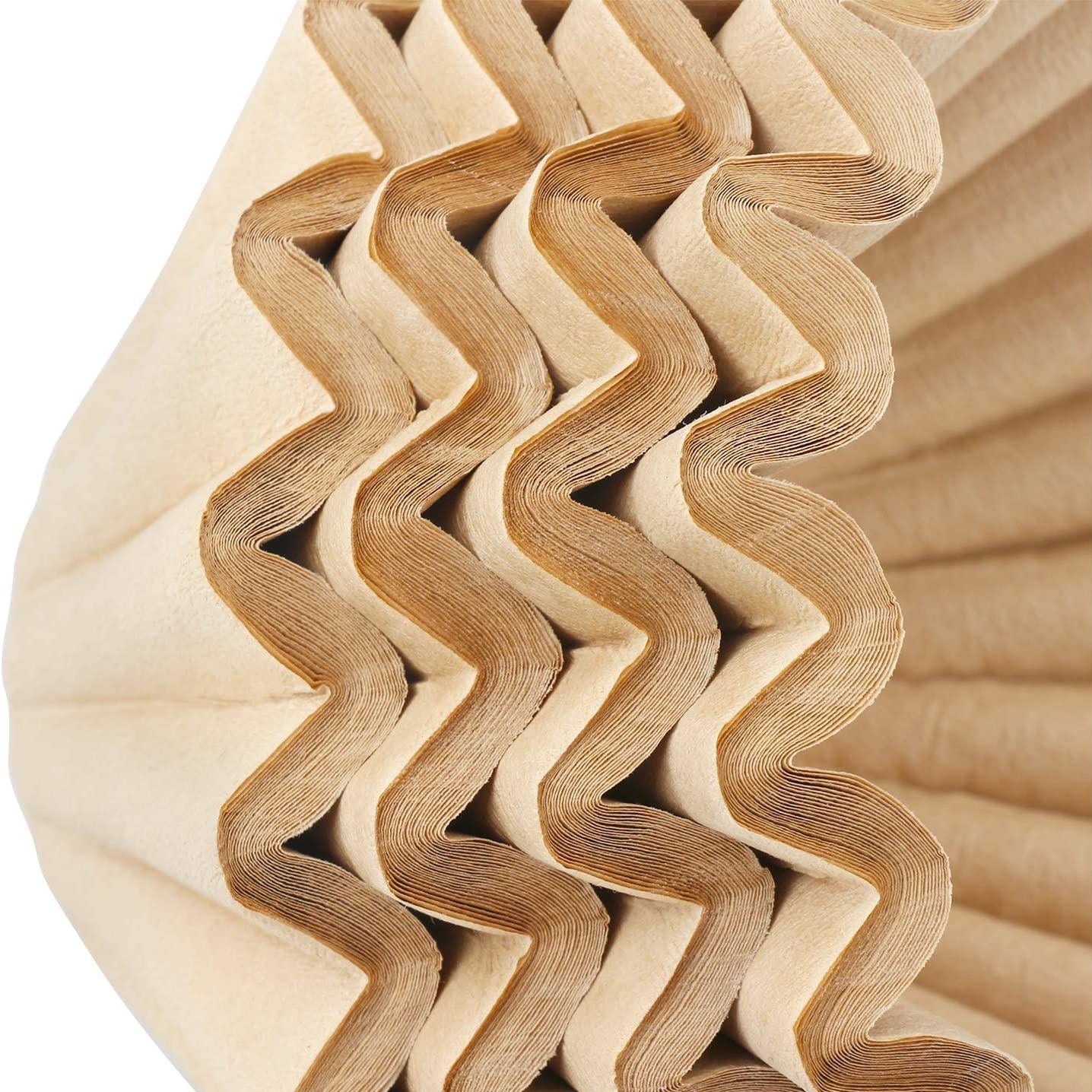 Cake cup wavy bowl type handmade paper drip American machine round coffee filter paper wholesale filter screen