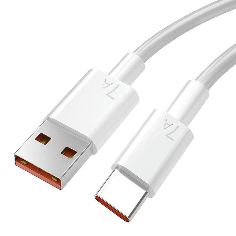 7A super fast charging Typec data cable 100W for Huawei glory millet vivopo mobile phone flash charging cable