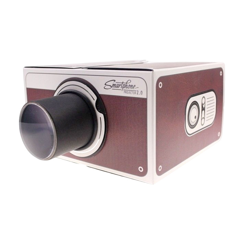 Household supplies power-free paper DIY projector small household Mobile Phone Projector