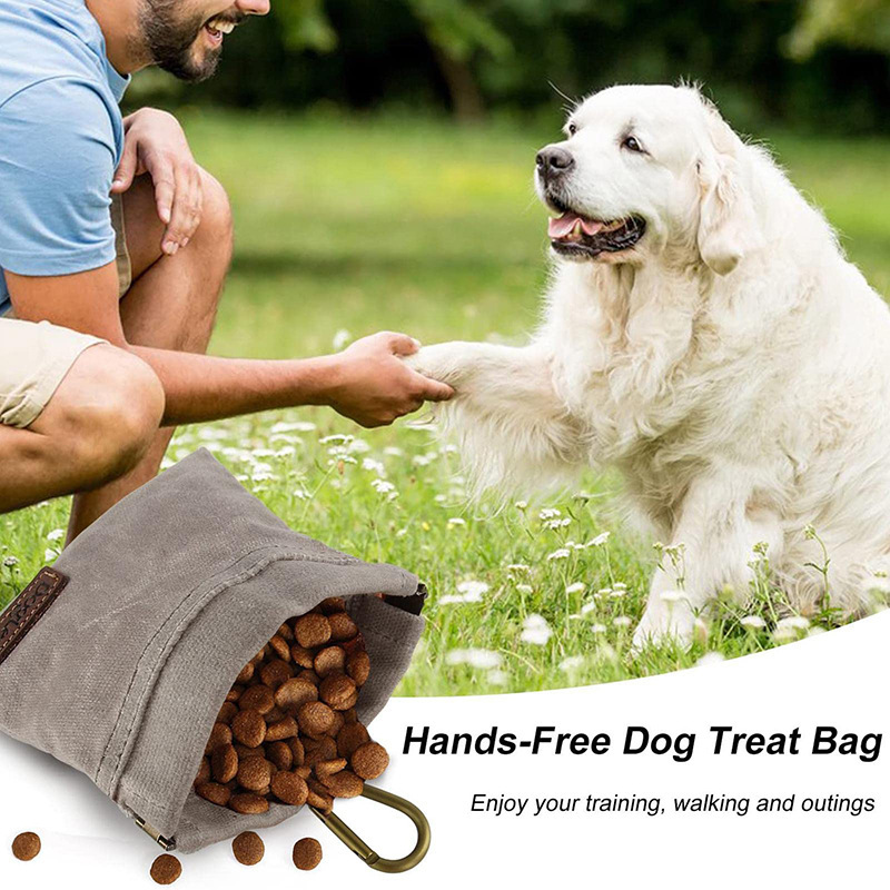 Pet Outing Feeding Dog Food Bag Outdoor Dog Training Portable Training Waist Bag Dog Training Snack Bag