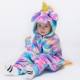 Cross-border Flannel Cartoon Animal Siamese Pajamas Tianma Unicorn Shark Dinosaur Lion Couple Pajamas
