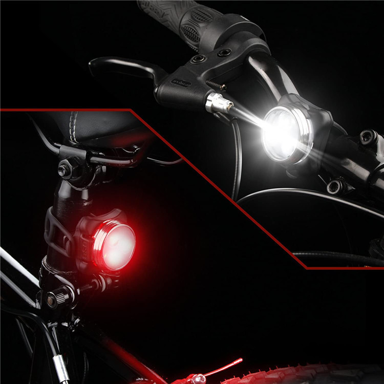 COB bicycle light mountain bike USB charging headlight warning tail light set tail light riding accessories 030