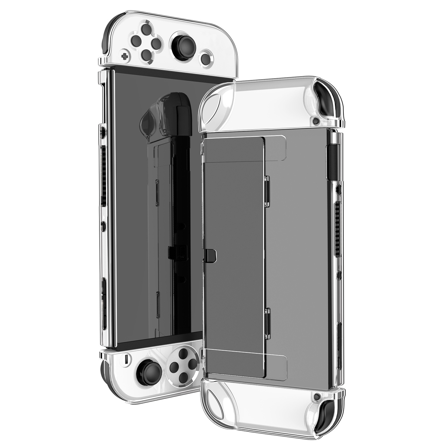 Factory Nintendo switch OLED host protective shell switch OLED crystal shell with bracket PC material