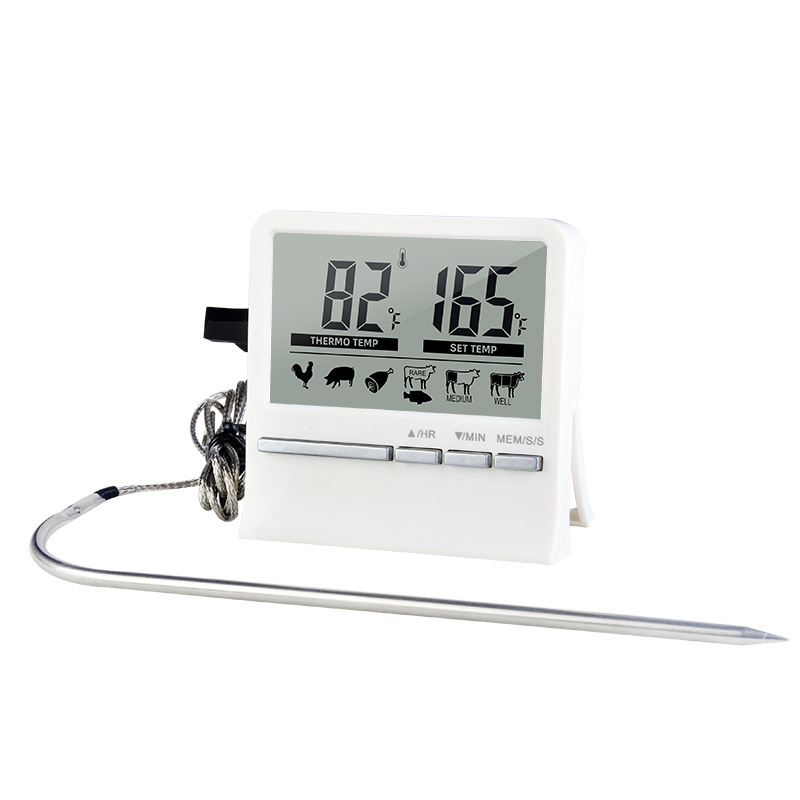 Cross-border new barbecue oven thermometer BBQ kitchen baking probe food thermometer