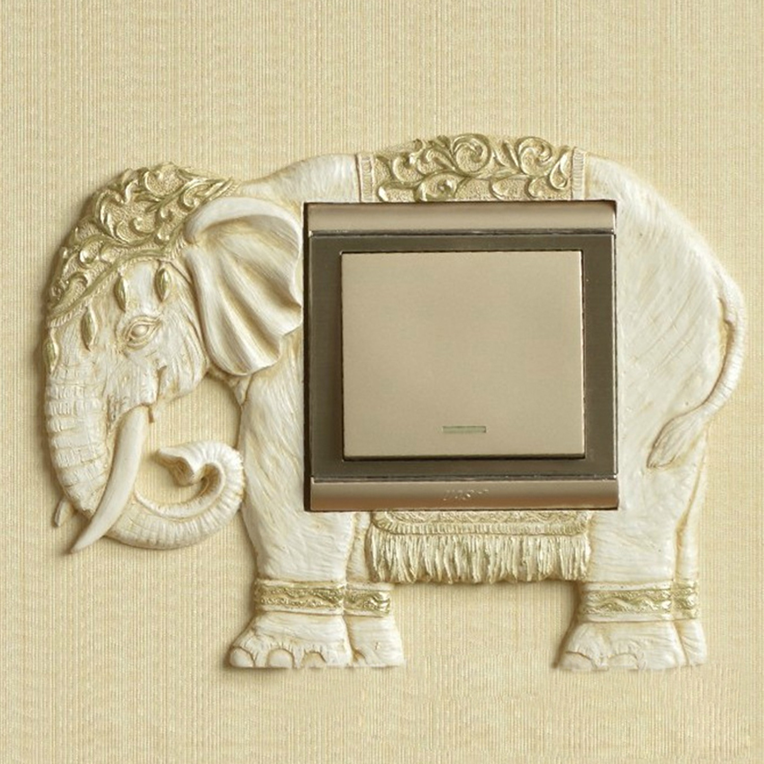 European Style Creative Resin Switch Sticker Wall Sticker Protective Cover Household Wall 3D Decorative Cover Modern Simple Socket