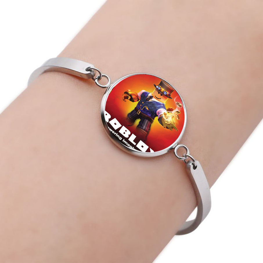Anime Game Secondary Creative Bracelet ROBLOX Cartoon Peripheral Bracelet Personality Time Gem Alloy Bracelet