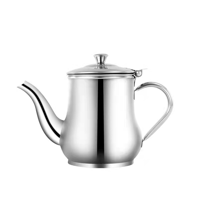 Stainless Steel Oil Pot Household Leak-proof Wine Pot Anshi Pot Oil Bottle Seasoning Bottle Kitchen Oil Pot Filter Artifact