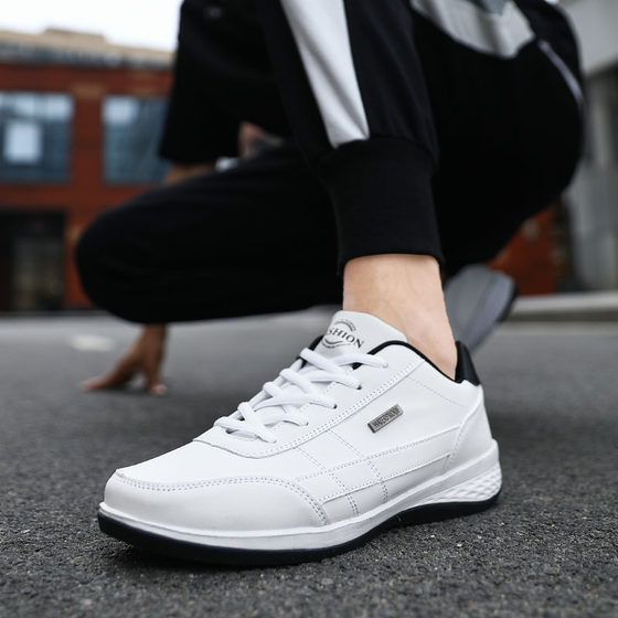 2025 New Cross-border plus size Lightweight Casual Shoes Trendy Fashion Leather Waterproof Odor-proof Sneakers Sports Men's Shoes