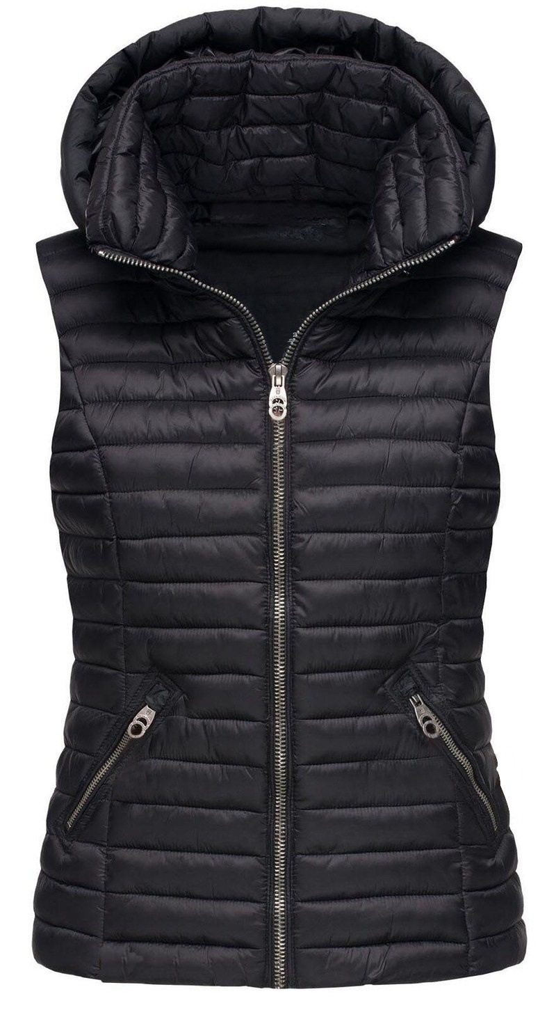 Spring and Autumn Winter Women's Fashion Vest Coat Cotton Vest Women's Sleeveless Cotton Jacket Foreign Trade European Size Women's Jacket