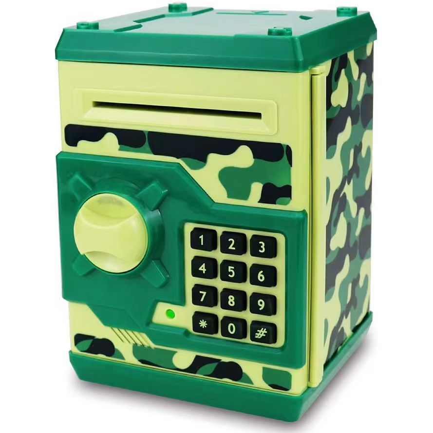 Factory Korea creative children's number piggy bank ATM password box automatic money machine