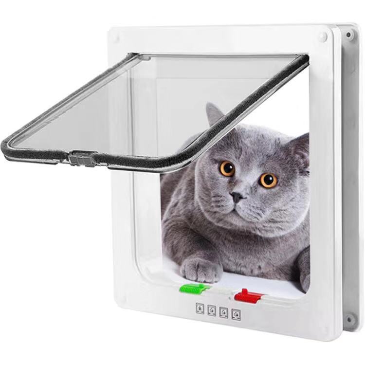 Cross-Border pet supplies cat door dog door opening can control free access to pet door cat kennel cat supplies