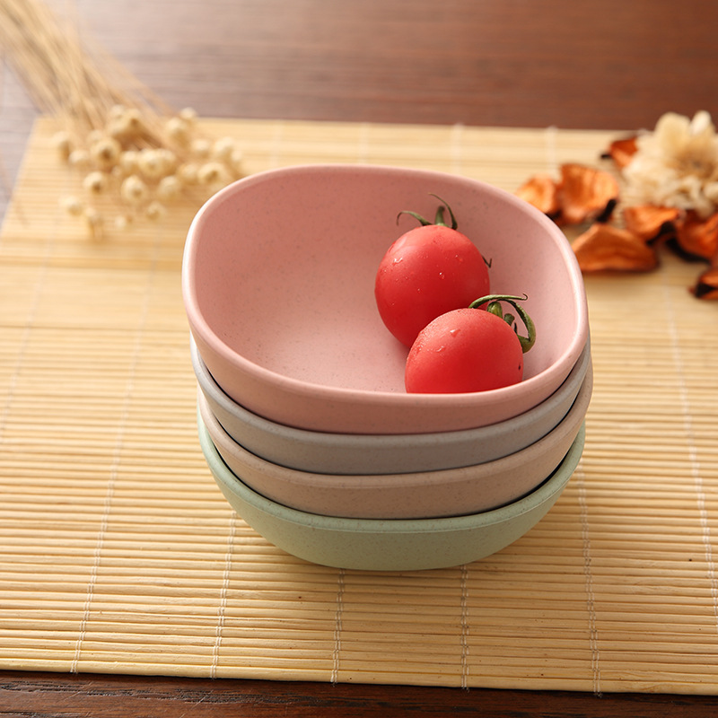 Tableware Bowl Butterfly Plate Spitting Bone Dish Small Plate Hot Pot Seasoning Soy Sauce Dish Simple Bamboo Fiber Sauce Dish