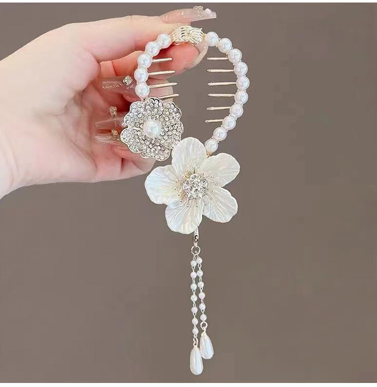 Accessori per capelli con polpette per bambini Copricapo temperamento Forcina per capelli fissa Forcina per capelli con coda di cavallo ad alto senso in stile coreano per ragazze_voghion.com