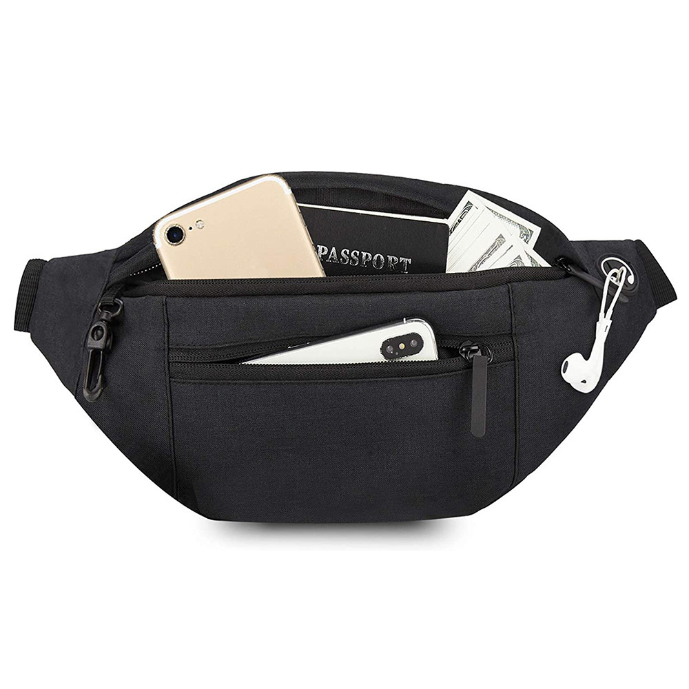 Cross-border Waterproof Waist Bag Leisure Sports Waist Bag Fitness Waist Bag Mobile Phone Bag Travel Running Crossbody Bag Chest Bag