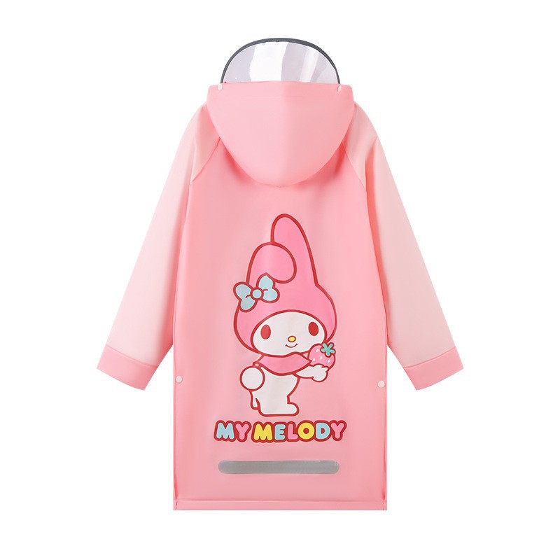 Sanrio children's raincoat for boys and girls tasteless waterproof poncho for kids and babies for kindergarten primary school students rain gear for summer