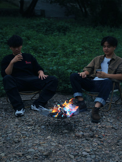ISE MOUNT outdoor colorful flame powder magicfire camping campfire party evening party magic color changing powder