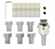 Ring knife 6 blades with 20 drill bits