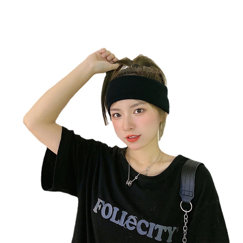Star with sports hair band Men's Tide sweat-absorbent headscarf boys hair band women running headband headband headband wholesale