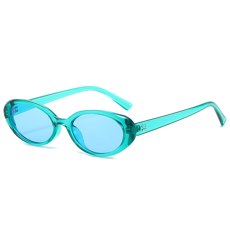 5035 UV-proof glasses retro oval small frame sunglasses Women's European and American fashion online hot sunglasses