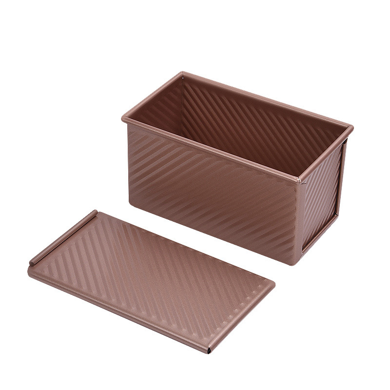 Household 450 Baking Pan with Lid Toast Box Toast Cake Mold Baking Tools Bread Mold Toast Box