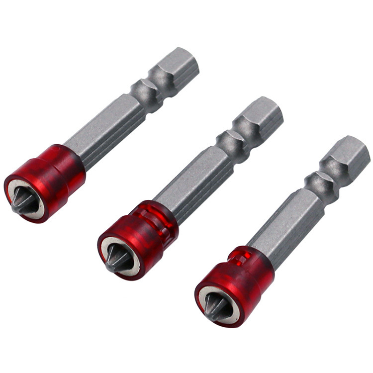 WM50mm single head color magnetic ring batch head positioning screwdriver head magnetic electric pneumatic screwdriver head aluminum ring