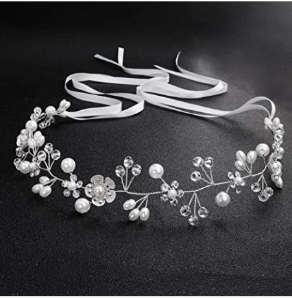 European and American Hot Selling Bridal Jewelry Beautiful Flower Handmade Beaded Headband Headband Wedding Dress Headwear Hair Accessories