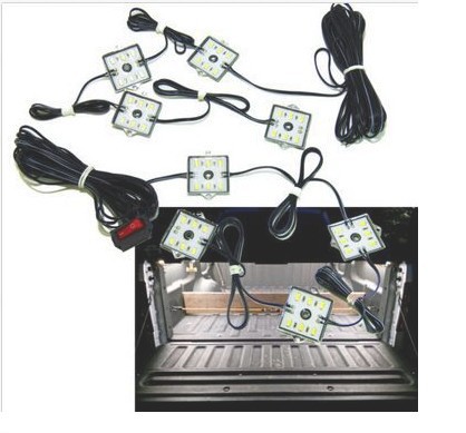 Pickup lamp 48LED2 M car reading lamp 36 * 36mm monochrome white light DC12V driving