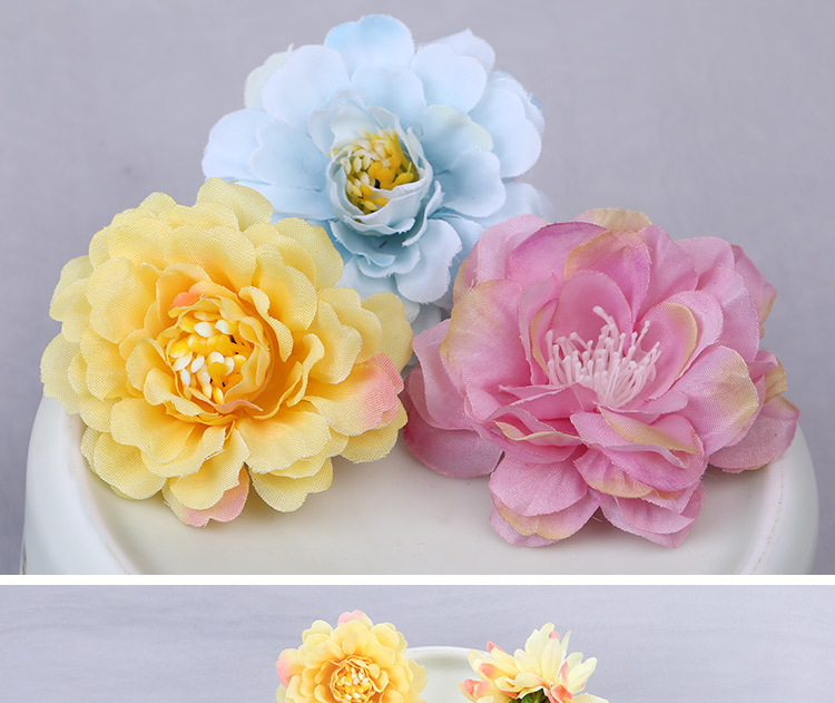 Accessori per capelli con fiori di seta Hanfu, forcina per capelli, set di copricapi con fiori, forcina per capelli con fiori, fermaglio laterale per testa antica, accessori Hanfu per bambini, per donne_voghion.com
