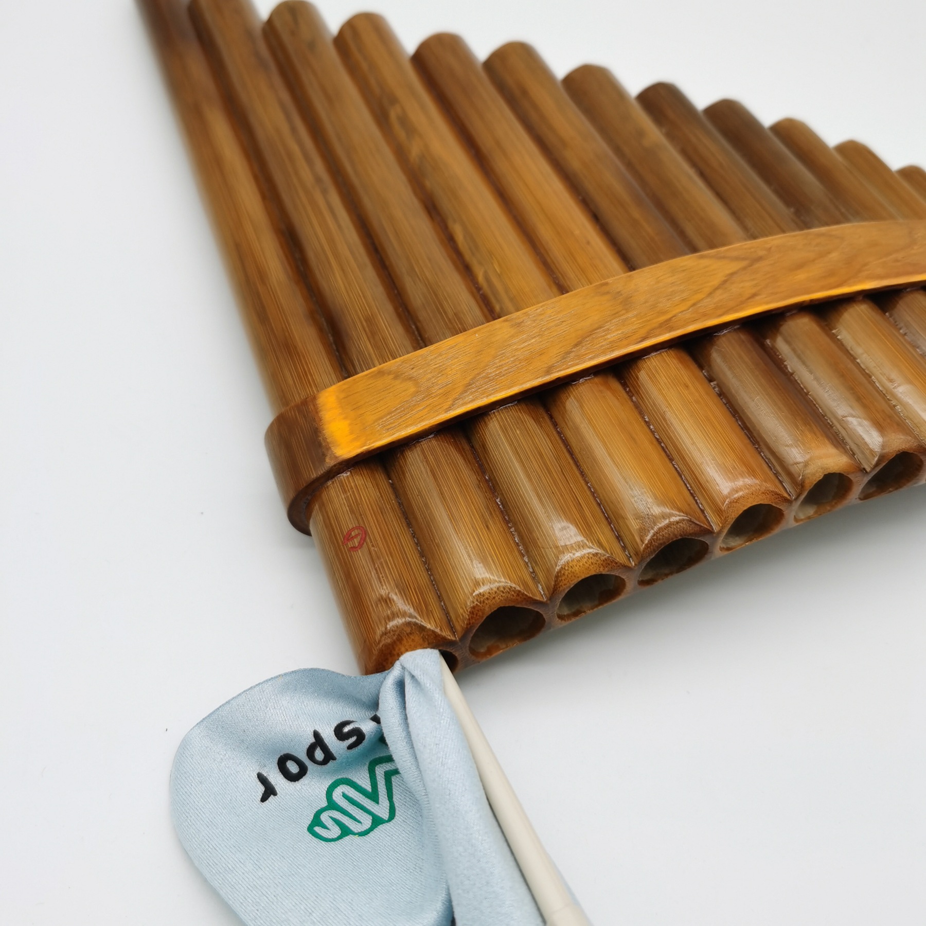 Muspor 15-tube G-tuned bamboo Pan Flute (with hoop)