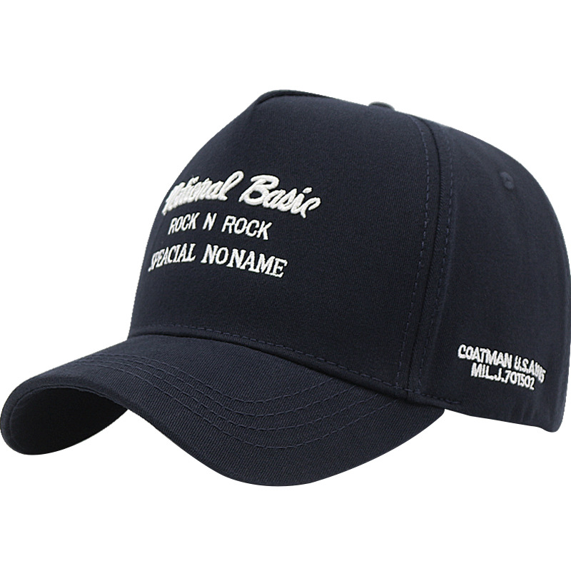 Wholesale generation hair big head circumference high top baseball cap men's large spring and autumn cotton embroidery letter hard top large size cargo cap