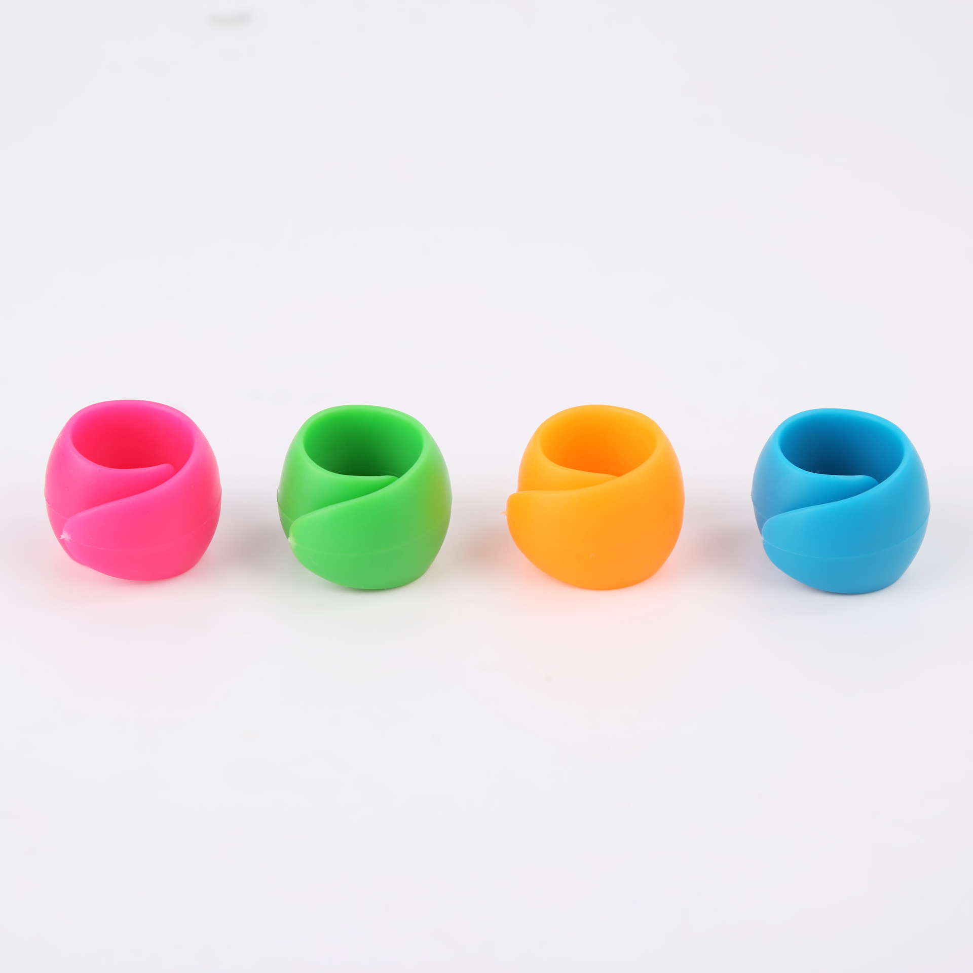 Silicone bobbin clip small roll color elastic silk thread storage thread head cross stitch large roll manual DIY spool fixed