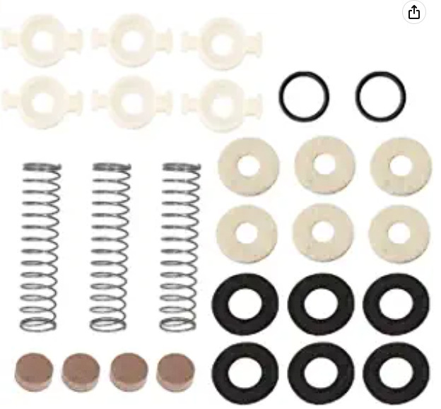 小型楽器修理アクセサリー組み合わせショートピストンスプリングフェルト吸水パッドスプリングブラケットコンポーネント|undefined