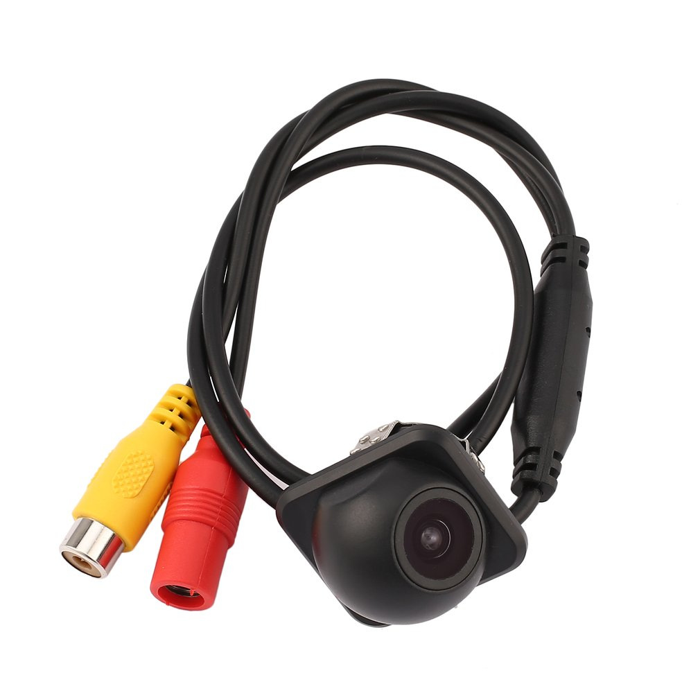 4 lights car reversing camera small straw hat CD4 lights LED square night vision car camera
